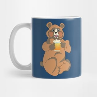 The bear is a beer lover Mug